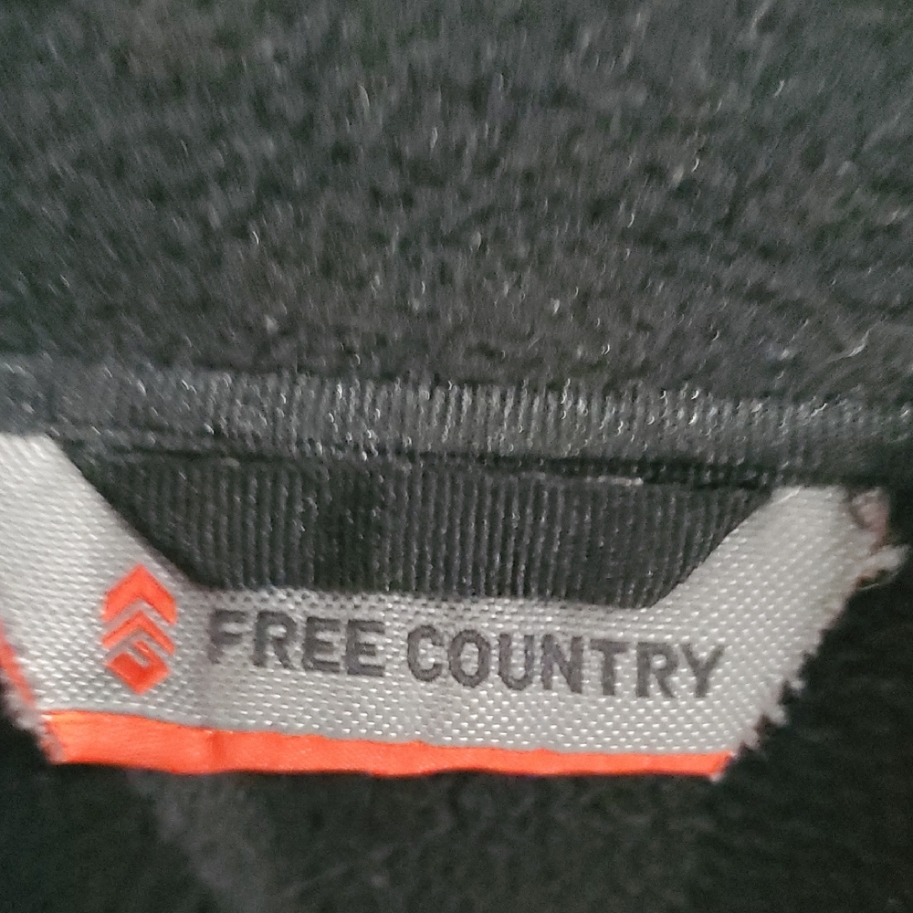 Free Country Black Fleece Jacket